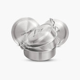 Klassic Aluminium Steel Flat Woks Set - Premium Cookware for Gas and Electric Stove - Easy to Clean - Klassic Kitchenware UK